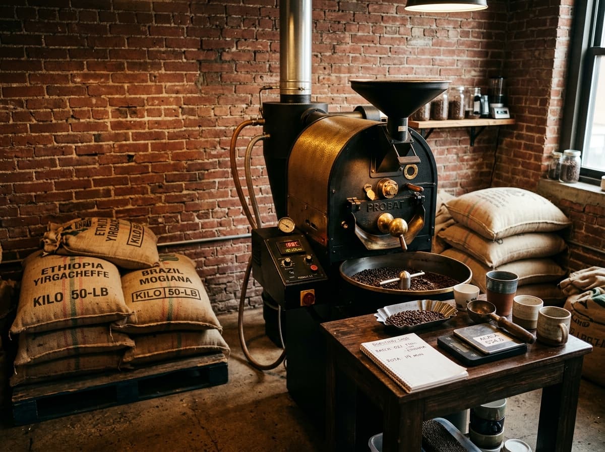 hoboken · roastery floor